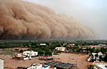 dust cloud over khartoum